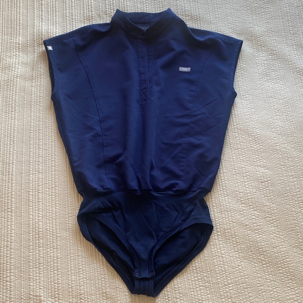 Figs Navy Blue Scrub Bodysuit